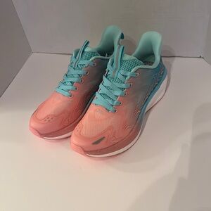 Stylish Pink and Mint Green Athletic Shoes for Women